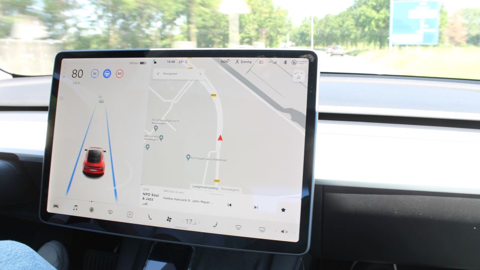 Multimediascherm Tesla Model 3