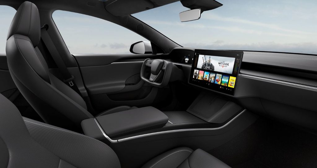 Tesla Model S facelift 2021 zwart